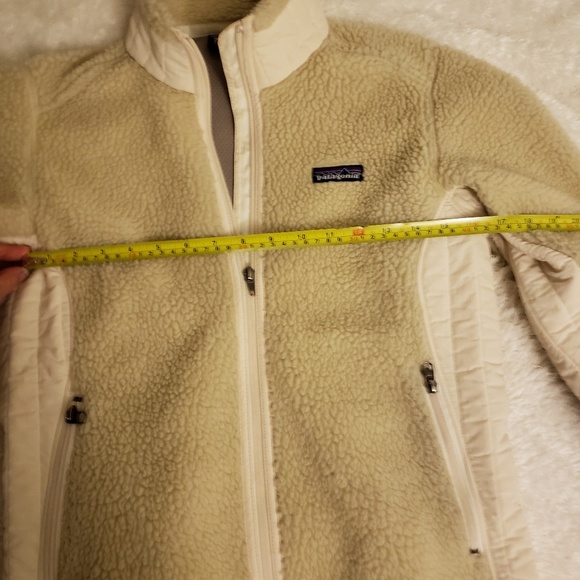 PATAGONIA VTG SYNCHILLA WHITE FLEECE JACKET WOMEN' - Picture 4 of 7